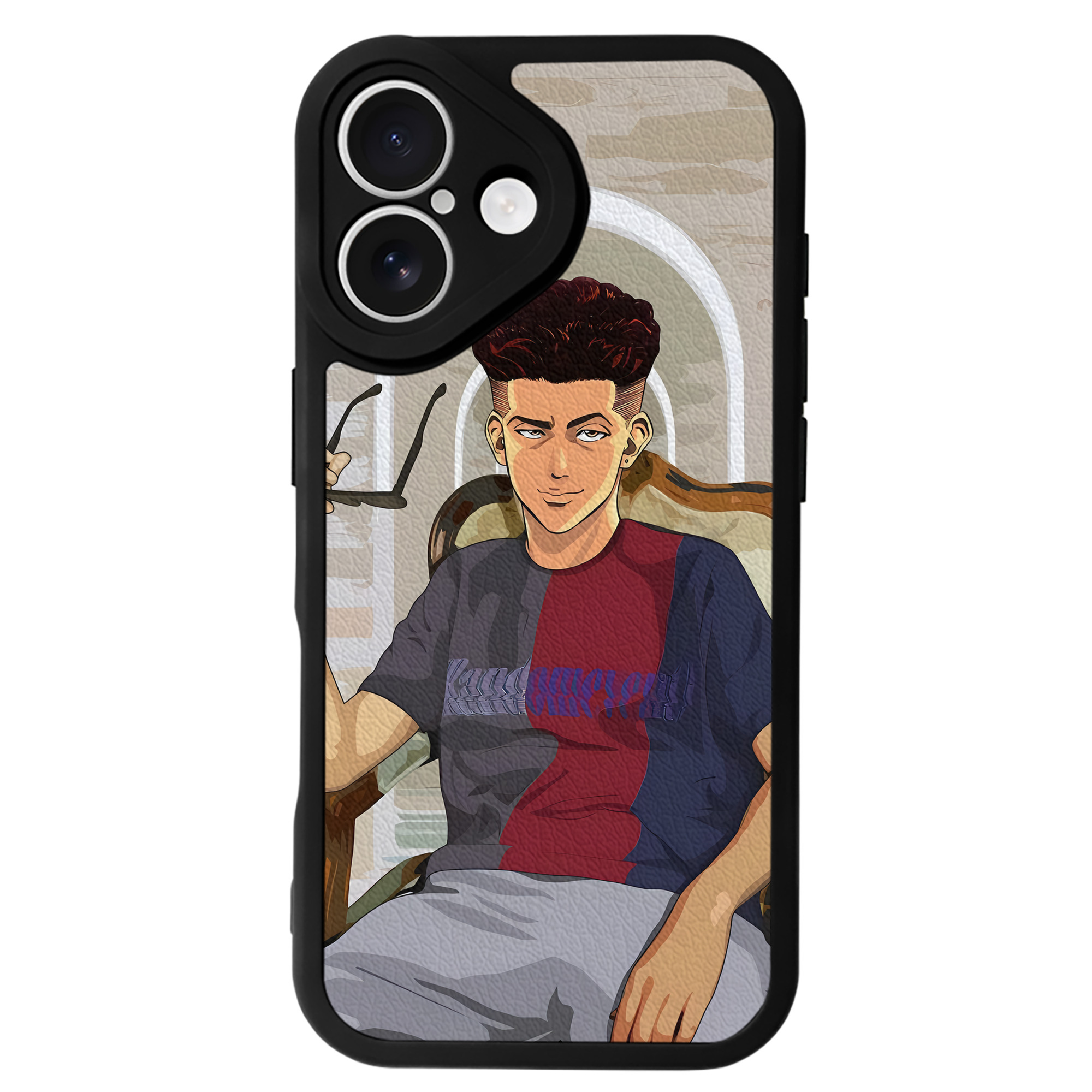 （画像用） SLAM DUNK／スラムダンク 【iPhone 16シリーズ対応】シリコンスマホケース（レザー調） 材質：シリコン